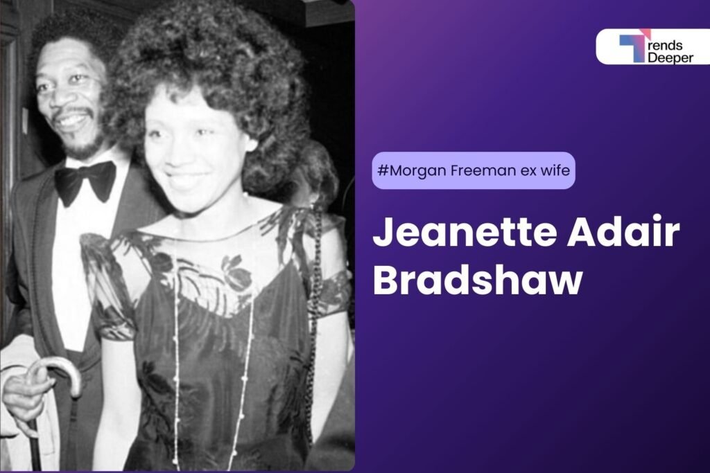 Morgan Freeman's ex-wife - Jeanette Adair Bradshaw at his wedding, edited by trendsdeeper