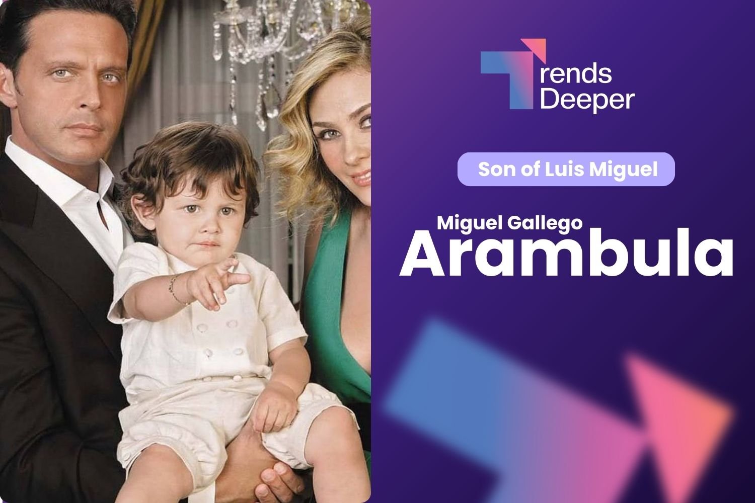 Miguel Gallego Arambula, son of Luis Miguel and talented actress Aracely Arambula edited by trendsdeeper