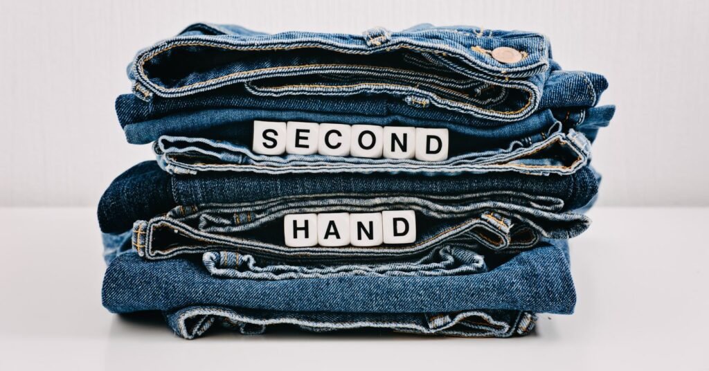 jorts by cutting old jeans - Second hand jeans